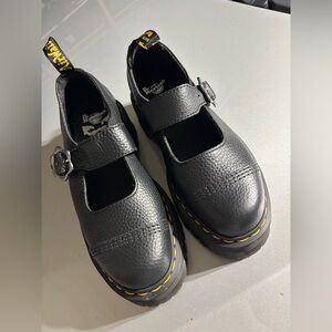 Dr. Martens Black Leather Women’s Shoes